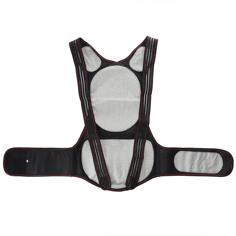 118pcs Tourmaline Magnets Self-heating Vest Shoulder Back Support Posture Corrector Pain Relief Physiotherapy Rehabilitation images - 6