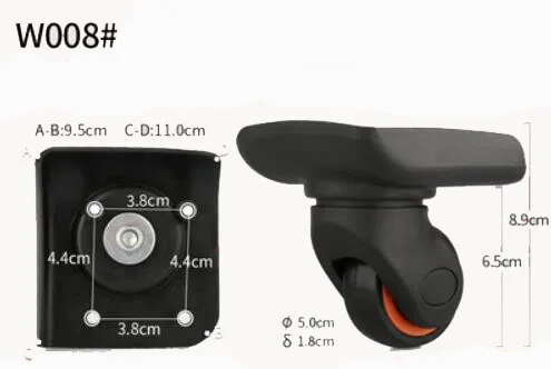 Luggage Bags Front Wheel Suitcase Rolling  Pulley Accessories  Maintenance Replacement W001-057
