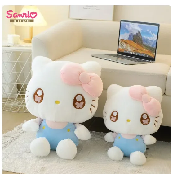 

Плюшевые плюшевые куклы 45 см, кавайные куклы Hello Kitty, набивные игрушки-животные, Ragdoll, домашняя Рождественская Подарочная подушка