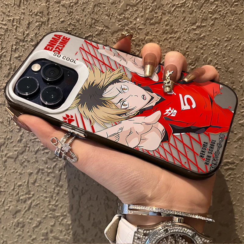Anime Haikyuu Plating Hard Case - Sleek and Durable Design