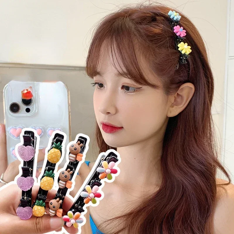 

Двухслойная заколка для волос корейский женский Плетеный зажим для волос фиксированная заколка для волос ленивый инструмент для укладки волос аксессуары Новинка 2022