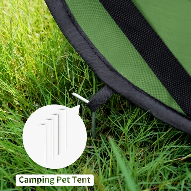 36 inch portable car seat kennel large dog bed pop up kennel cat kennel indoor and outdoor pet crate cat bed 5