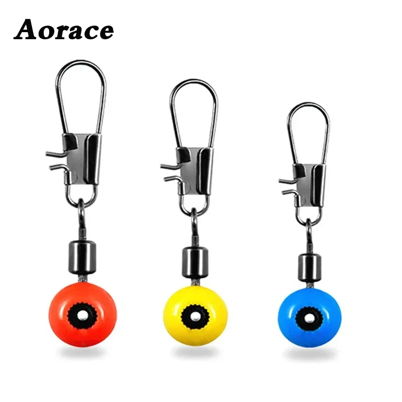 20 pcs Fishing Line to Hook Swivels Shank Clip Connector Interlock Snap Sea Space Bean Lure fishing Accessories fishing accessories