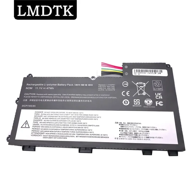 

LMDTK Новый L11S3P51 L11N3P51 Аккумулятор для ноутбука Lenovo ThinkPad T430U 45N1090 45N1088 45N1089 45N1091 121500077