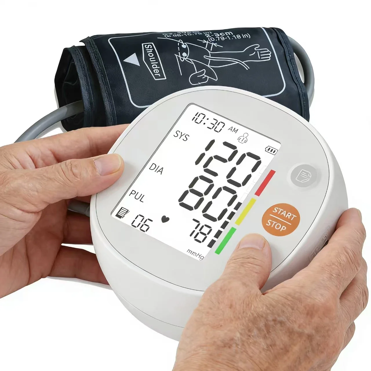Medical-grade Upper Arm Electronic Blood Pressure Monitor