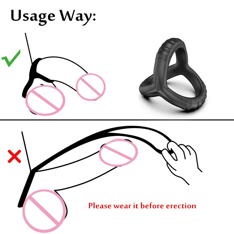 Penis Cock Ring 9 Kinds of Men's Penis Ring Lower Body Restraint Glans Stimulate Cock Ring Couples Sex Delay Ejaculation Penis Obstruction