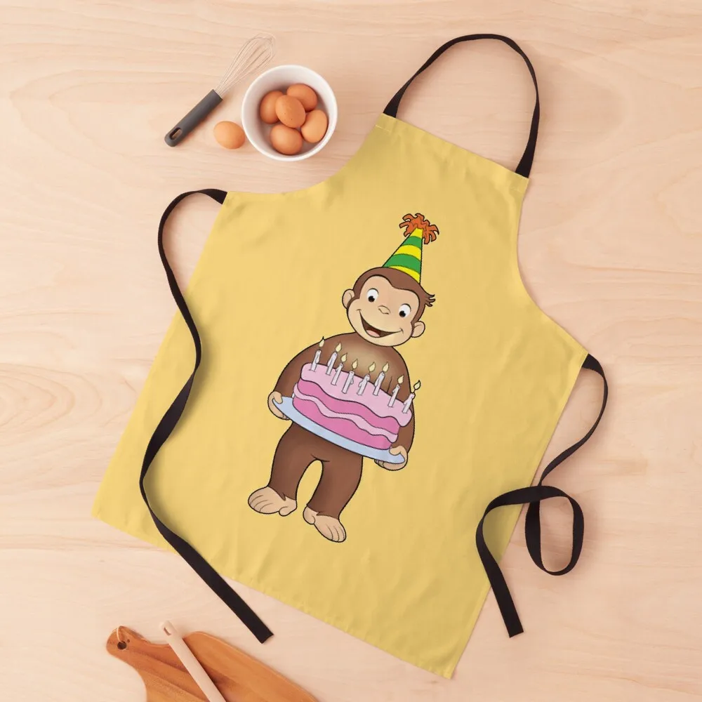 

Curious George birthday Apron Womens Dresses For Women Apron