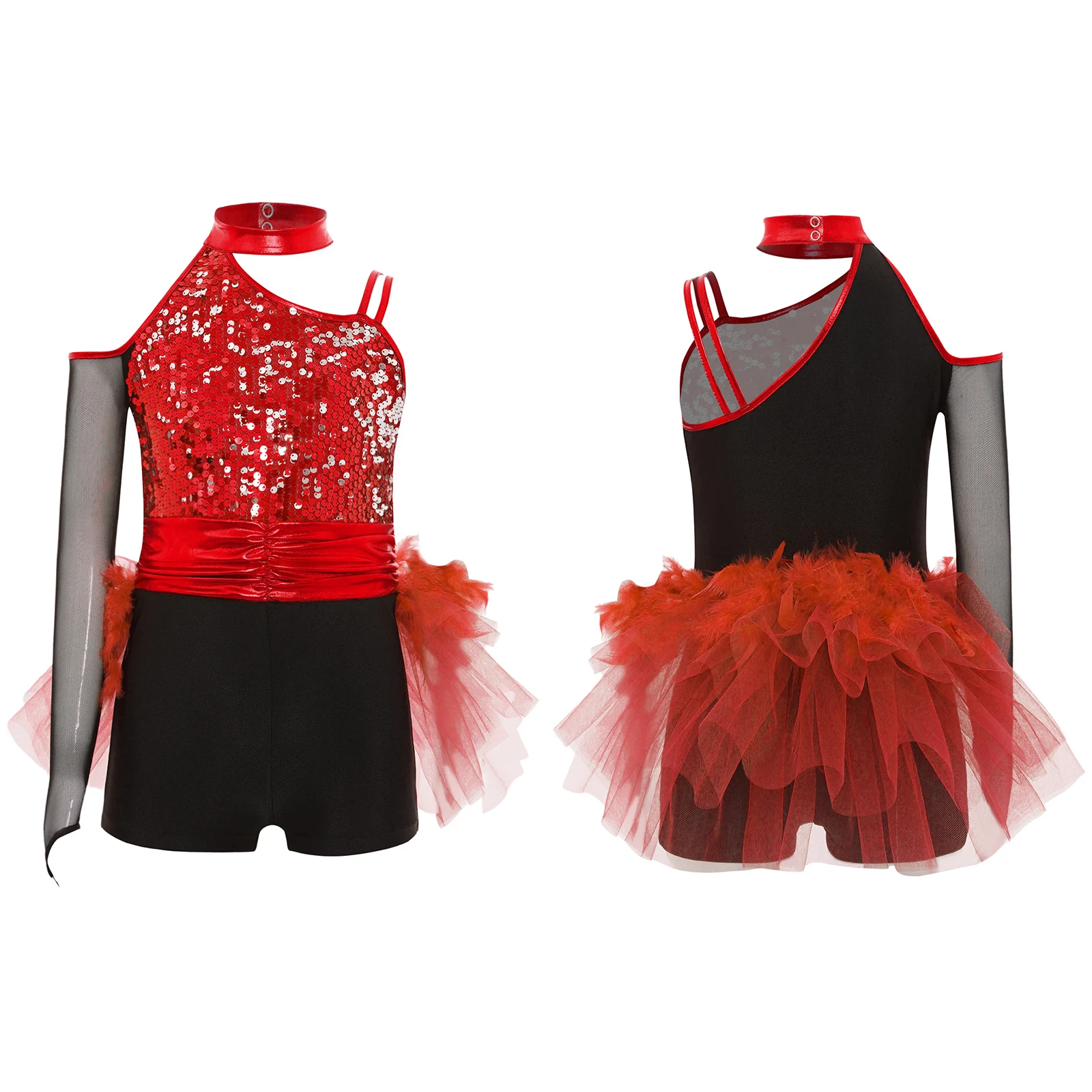 Kinderen Meisjes Sequined Tutu Ballet Dans Leotard Jurk Gymnastiek Kinderen Meisjes Sequined Tutu Ballet Dans Leotard Jurk Gymnastiek