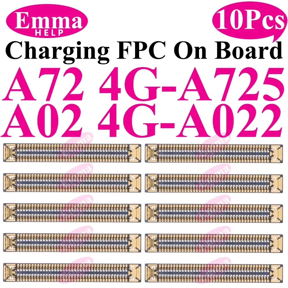 10-Pack USB Charger Charging Port FPC Connector Replacement Kit