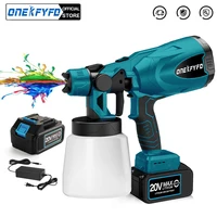 800ML Electric Spray Gun Cordless Paint Sprayer Auto Furniture Steel Coating Airbrush Compatible For Makita 18V Battery 1