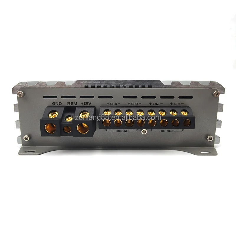 최고의 12V 차량용 파워 앰프 4채널 AB급 카 서브우퍼 앰프 RMS 130W*4 2옴 강력한 베이스 우퍼 카 스피커 앰프