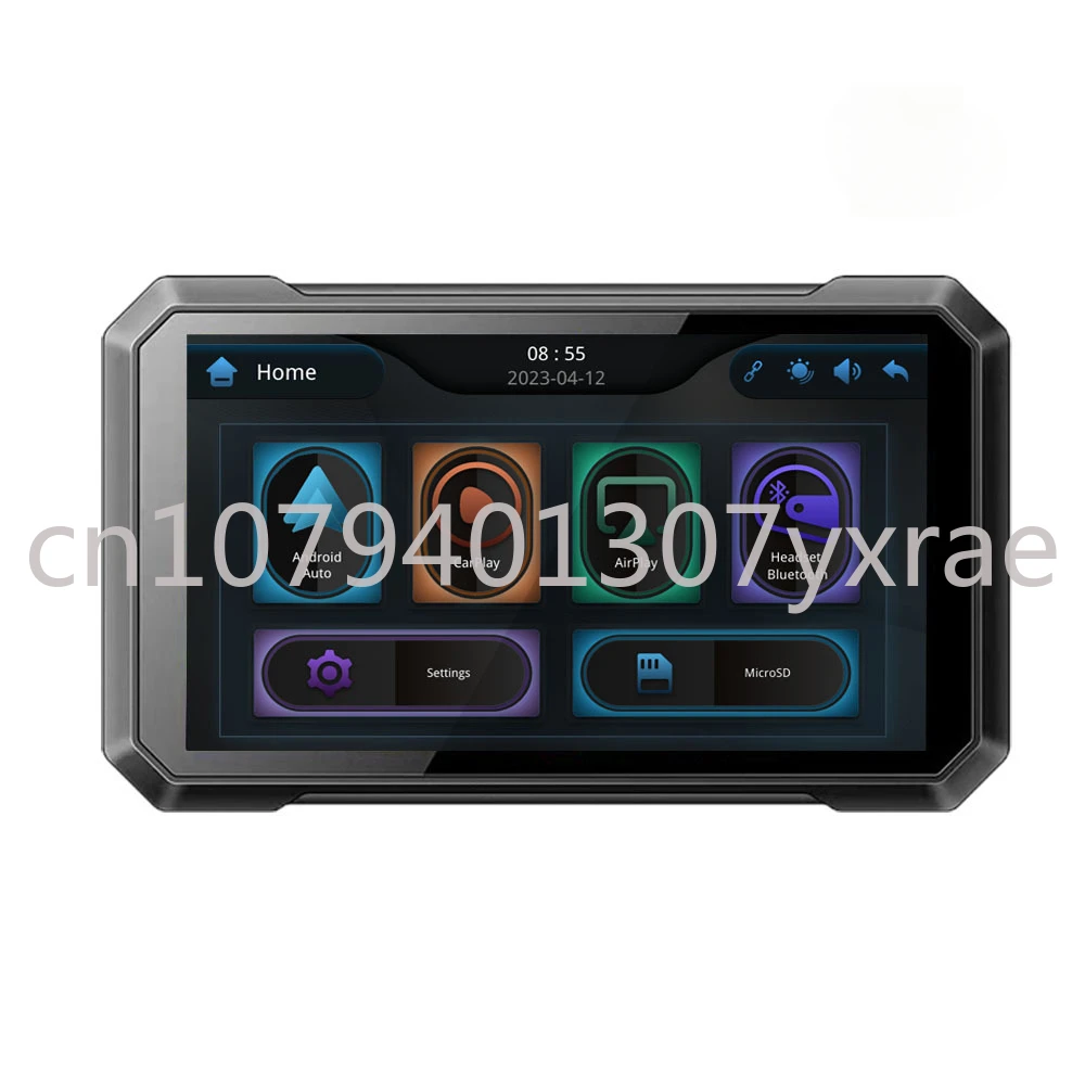 

7-дюймовый Ip66waterproof Беспроводной мультимедийный мотоцикл автомобиль система Linux портативная автомобильная навигация