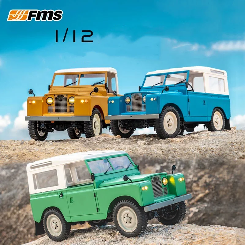 

New Fms1/12rc Remote-Controlled Four-Wheel Drive Off-Road Simulation Collectible Variable Speed Electric Model Car
