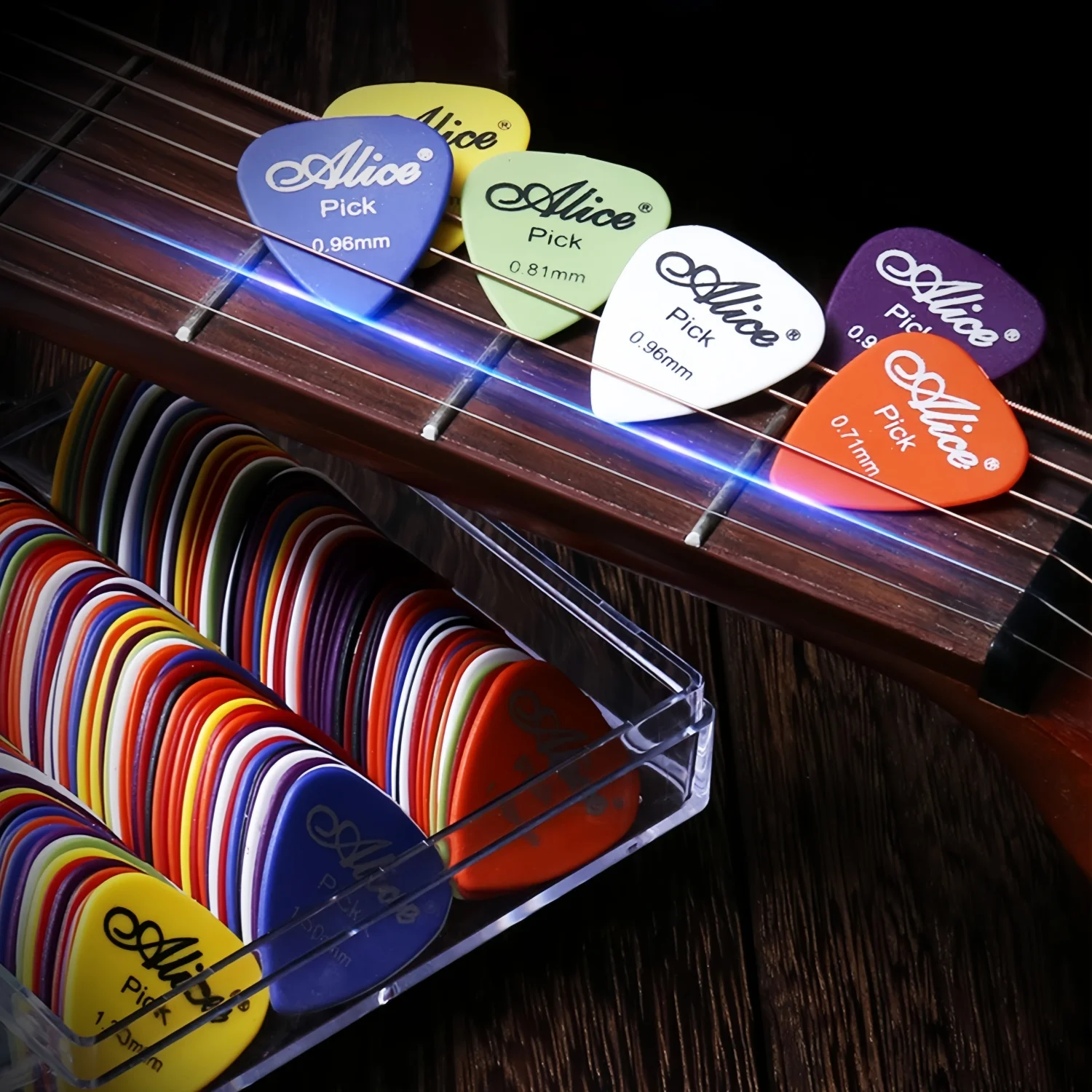 Multicolor Guitar Picks 24/50Pieces ABS Premium Plastic Guitar Picks for Acoustic Electric Guitars Bass Or Ukulele guitar picks