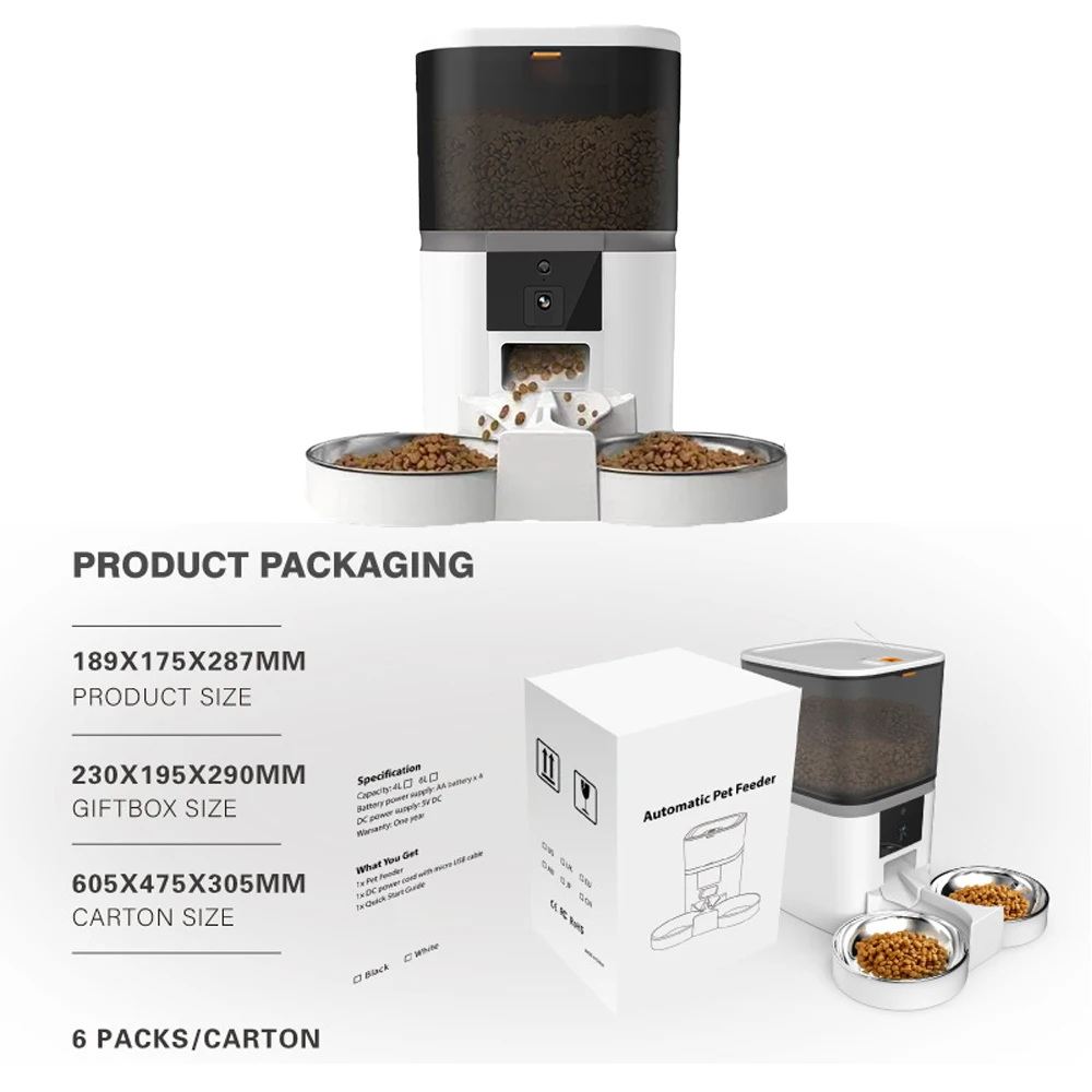 4L Smart Pet Feeder with Camera 4