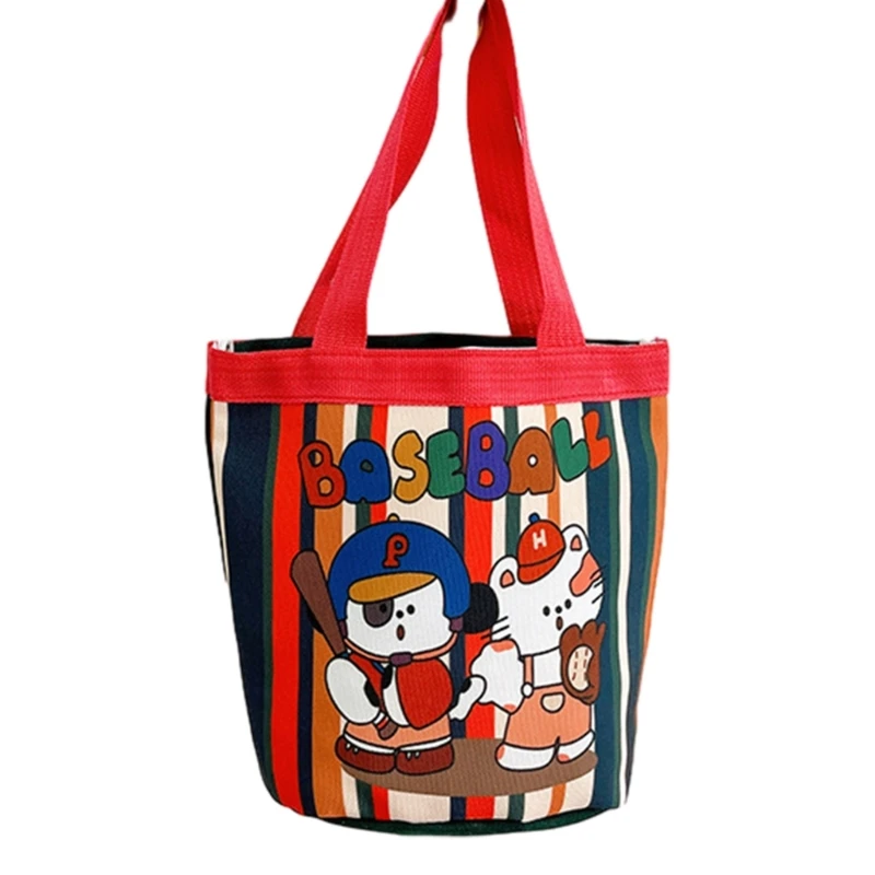 

Cute Bucket Bag Small Bucket Tote Bag Cartoon Handbag Purse Small Clutch Purse Lunch Bag for Girl Dating Work Traveling 517D
