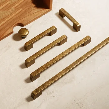 Maniglie per armadietti antichi Hardware per camera da letto Manopole per cassetti solide vintage per maniglie per mobili da cucina Maniglie per mobili 1