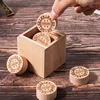 Montessori Six Chips Wooden Puzzle Boxes Brain Teasers Difficult Casse Tete IQ Games For Adults Kids Juegos De Ingenio 1