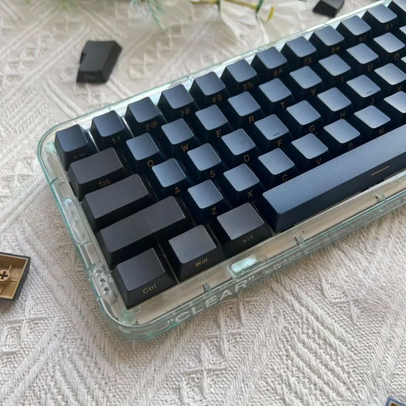 

GMK Blue Samurai Keycaps Lateral Carving Keycap Cool ABS Cherry Profile Gaming Key Cap for Mechanical Keyboard Accessories Gift