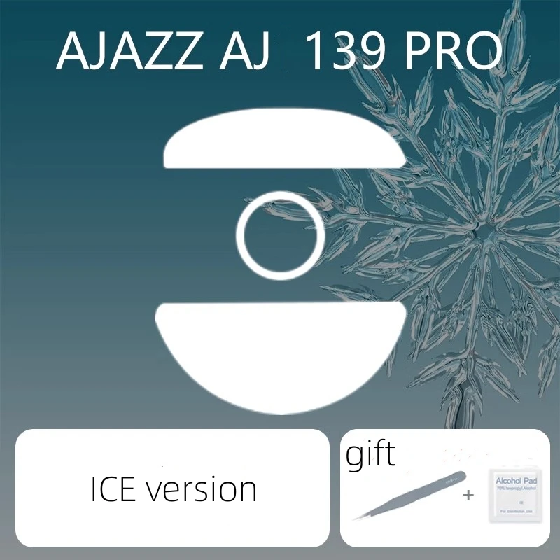 Patins Suaves de Ptfe para Ajazz Aj139 Pro Pés Velocidade Mouse Versão Ice Ratos Desliza Conjunto ou Conjuntos - Imagem 3