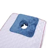 Square 35*35cm Velvet Thickened Beauty SPA Massage Table Planking Face Towel with Face Berath Hole SPA Massage Bedspread Towel 6