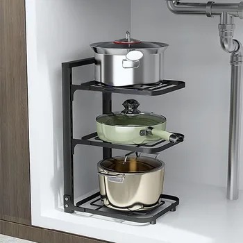 Adjustable Pot Pan Rack 1