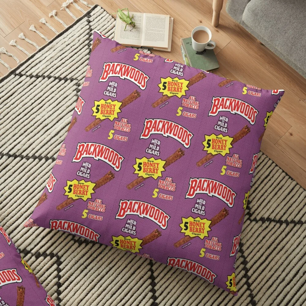 

Backwoods Honey Berry Cigar Leafs Floor Pillow Pillowcase Cushion Cushion Covers For Living Room