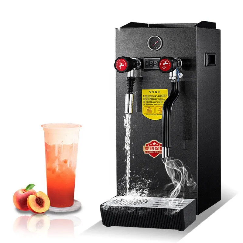 

Commercial Automatic Steam Boiler Bubble Tea 10 Liter Coffee Milk Foam Steam Water Boiling Machine