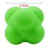Hexagonal Reaction Ball Toy Speed Agility Training Silicone Ball Coordination Reflex Sports Fitness Training Ball for Child Adul 6