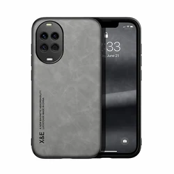 Ultra Magnetic Matte Leather Case & Camera Shell - Shockproof Protective Cover for Huawei Nova 13 Ultra (Light Grey)