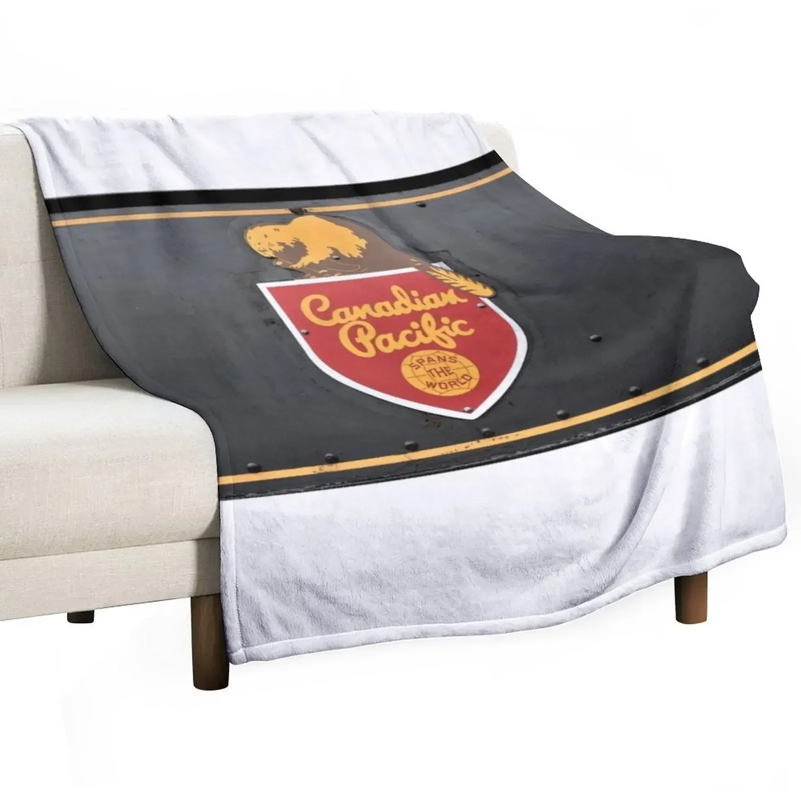 

Canadian Pacific Logo Throw Blanket Soft Plush Plaid warm for winter Bed covers Blankets
