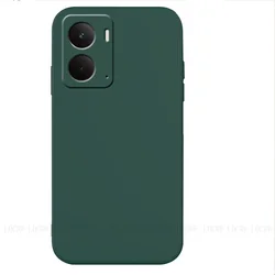 Premium Soft Silicone Phone Case - Sleek Design Protective Back Cover for Realme P3 (Black Green)