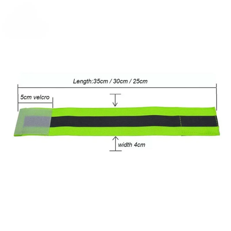 Elasticated Reflective Safety Bracelet Outdoor Sports Night Running Cycling Jogging Warning Reflector Tape Arm Band Wristband Reflective Tape Bands Reflective Tape