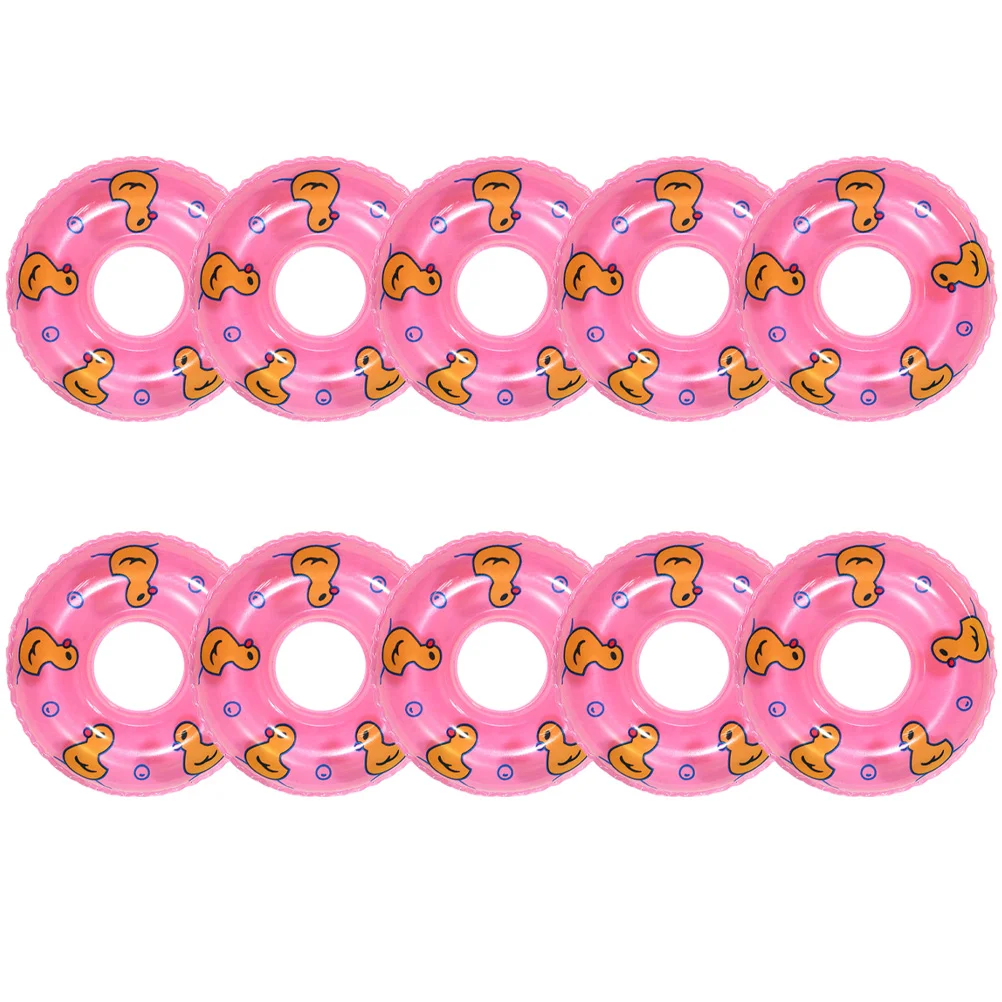 

5/10/15/20pcs Dollhouse Miniature Swimming Ring Mini Cute Summer Bathing Float Lifebelt Doll House Scenes Decor Accessories
