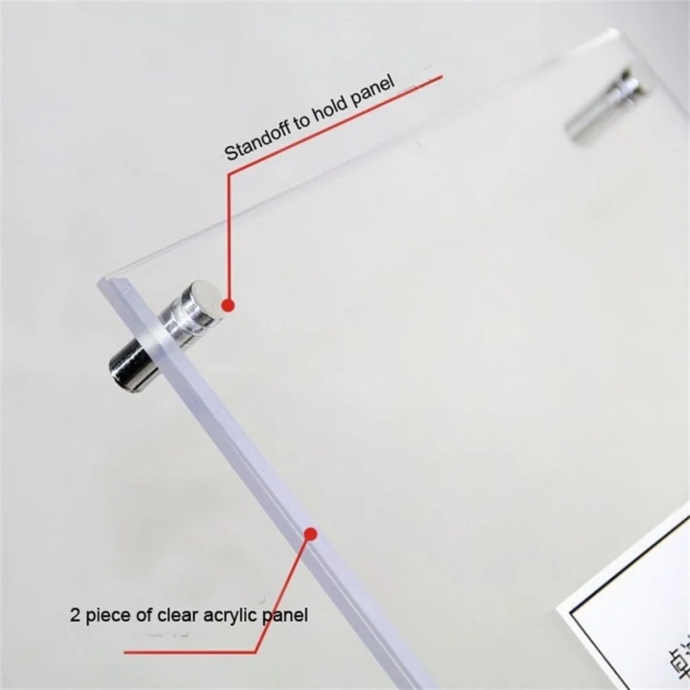 A3 Floor Poster Pedestal Sign Display Holder Floor Stand With Clear Acrylic Poster Frames Signage Display Rack Sign Stand