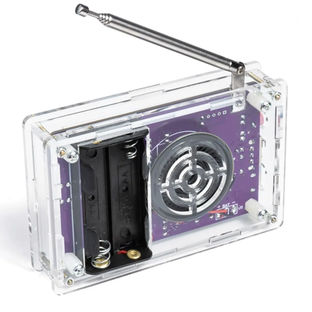 Kit Radio FM Fai-da-Te con Frequenza Regolabile 87-108MHz, Display Digitale, Progetto di Saldatura DIY, Pratica di Saldatura RDA5807S - immagine 4