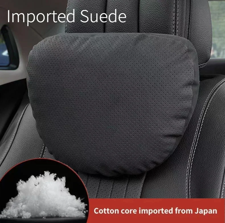 Car Headrest S-level Soft Comfort Auto Seat Neck Support Mat Pillow For Tesla Audi Auto Interior