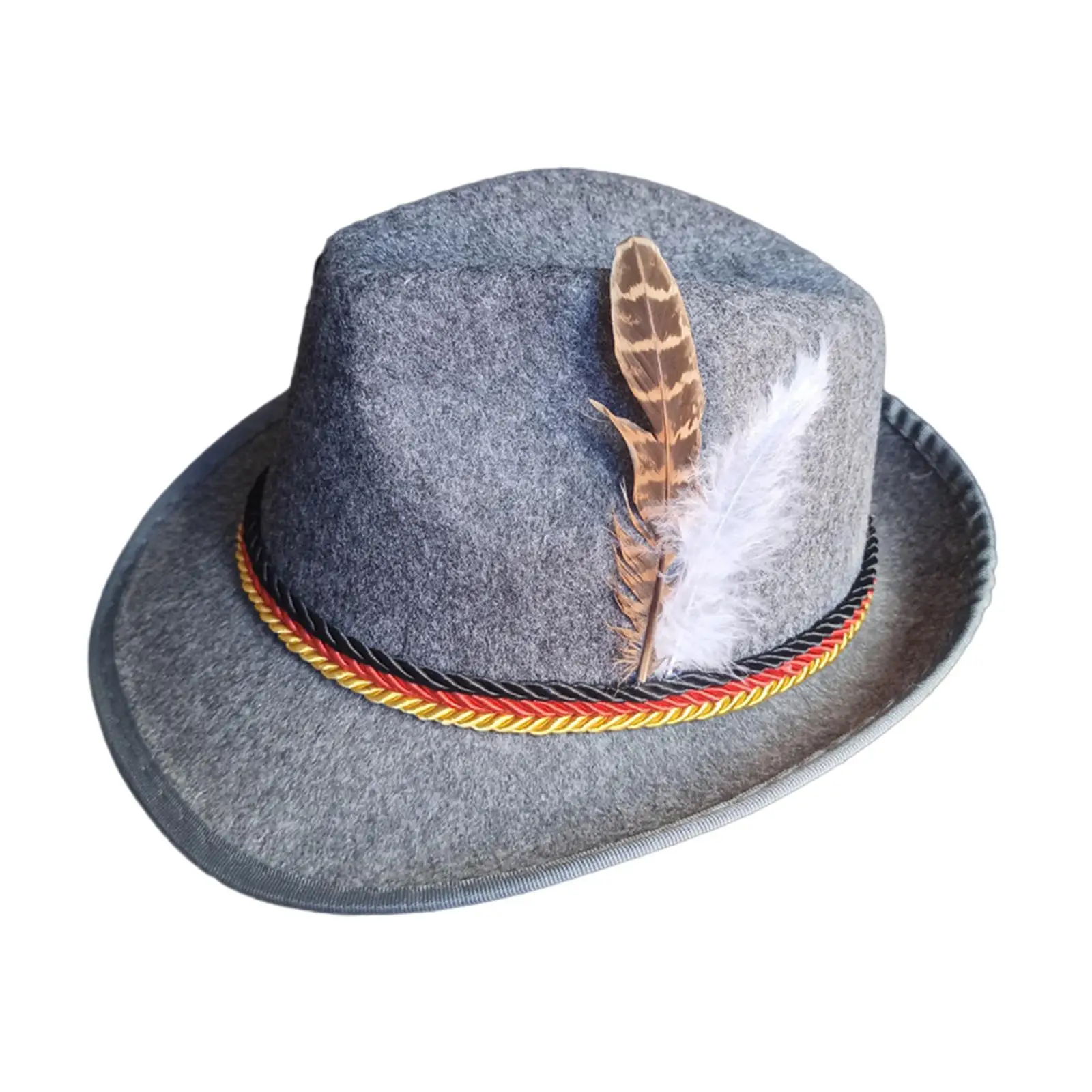 

Fedora Hat for Men Winter 20S Outfit Costume Aesthetic Fancy Dress Decorative Jazz Hat for Beach German Outdoor Dress up Travel