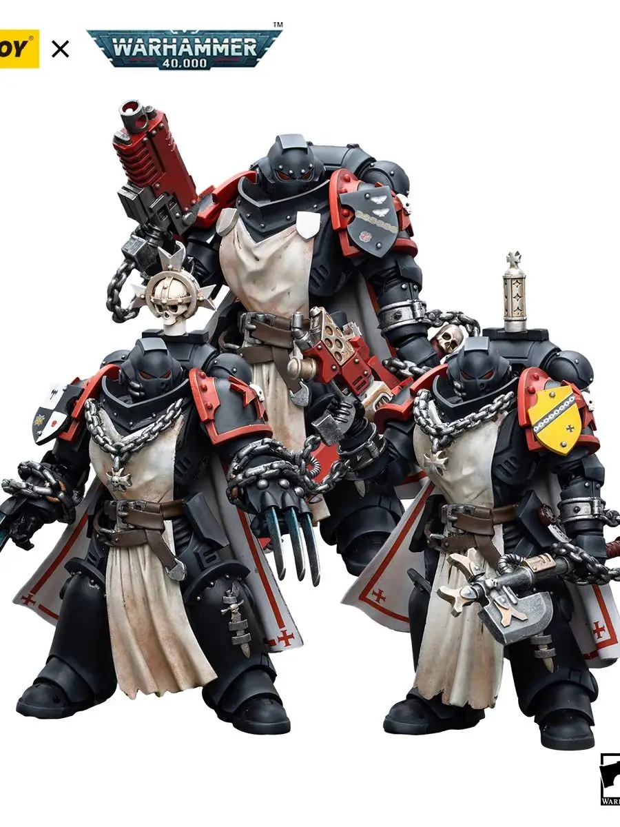 [В наличии] экшн-фигурки JOYTOY 1/18 Warhammer 40k, черные темплары, примарис, меч, бритва, хармунд, модель, подарок, бесплатная доставка