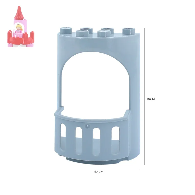Enchanting Princess Castle Building Blocks Set - Creative Playhouse with Accessories