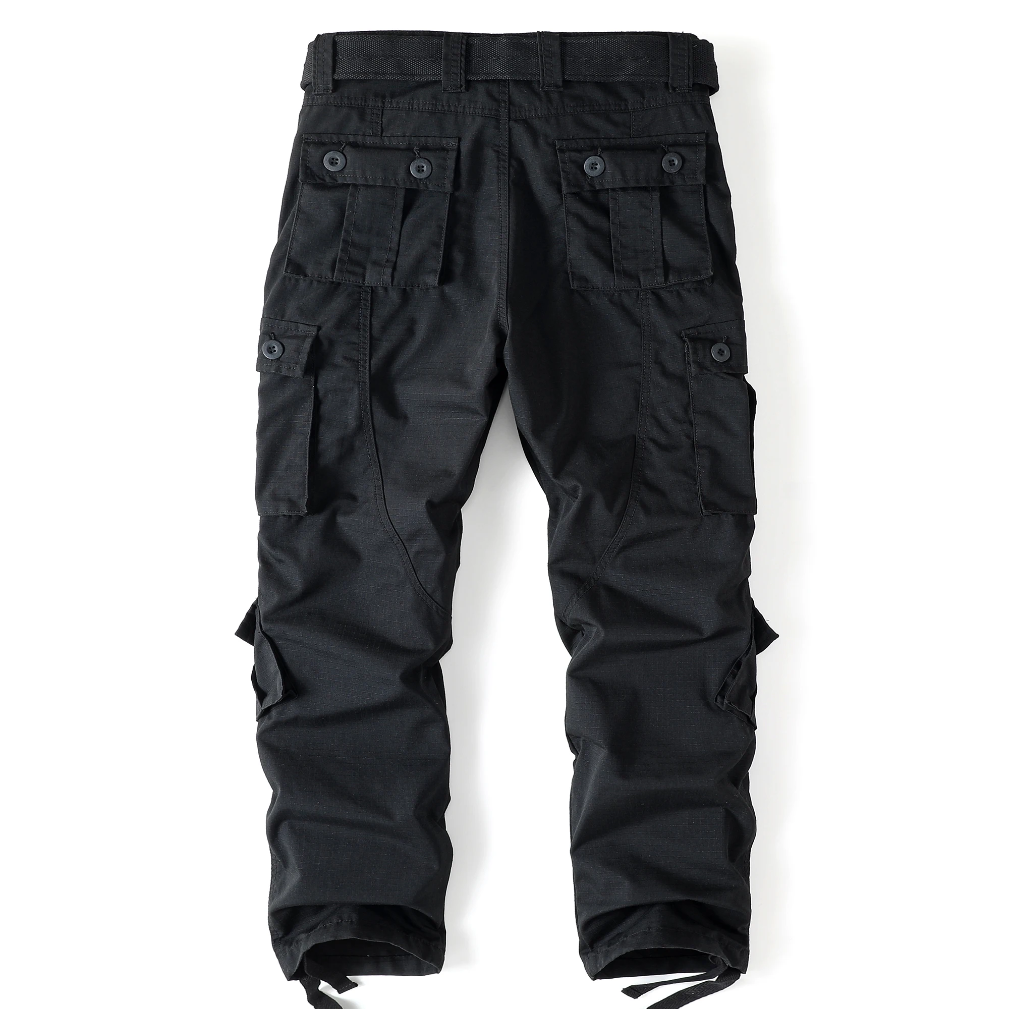 Men Combat Pants With Knee Pads Tactical Cargo Sport Trousers Camouflage Multicam Trekking Hunting Clothes（Not belt） 2