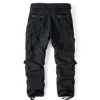 Men Combat Pants With Knee Pads Tactical Cargo Sport Trousers Camouflage Multicam Trekking Hunting Clothes（Not belt） 2