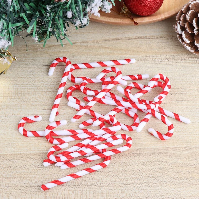 60 pcs fake candy canes candy cane christmas decorations Candy