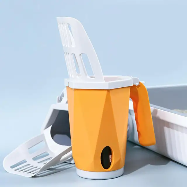 Cat Litter Shovel Scoop,with Trash Container,Cat Litter Shovel,Portable Poop Scooper,Kitty Litter Sifter,with Waste Dispenser Cat Litter Shovel Scoop,with Trash Container,Cat Litter Shovel,Portable Poop Scooper,Kitty Litter Sifter,with Waste Dispenser