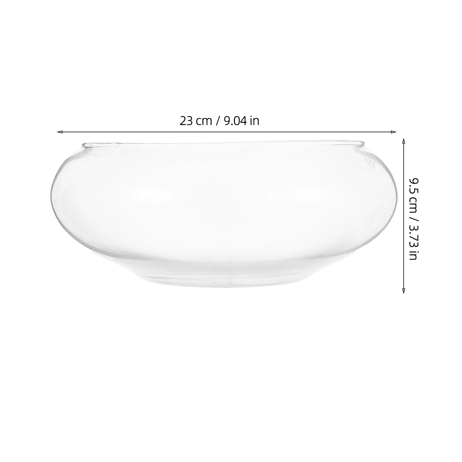 Daffodil Pot Desktop Aquarium Plants Lotus Planters for Glass Round Bonsai Succulent Fish Tank Filter 5