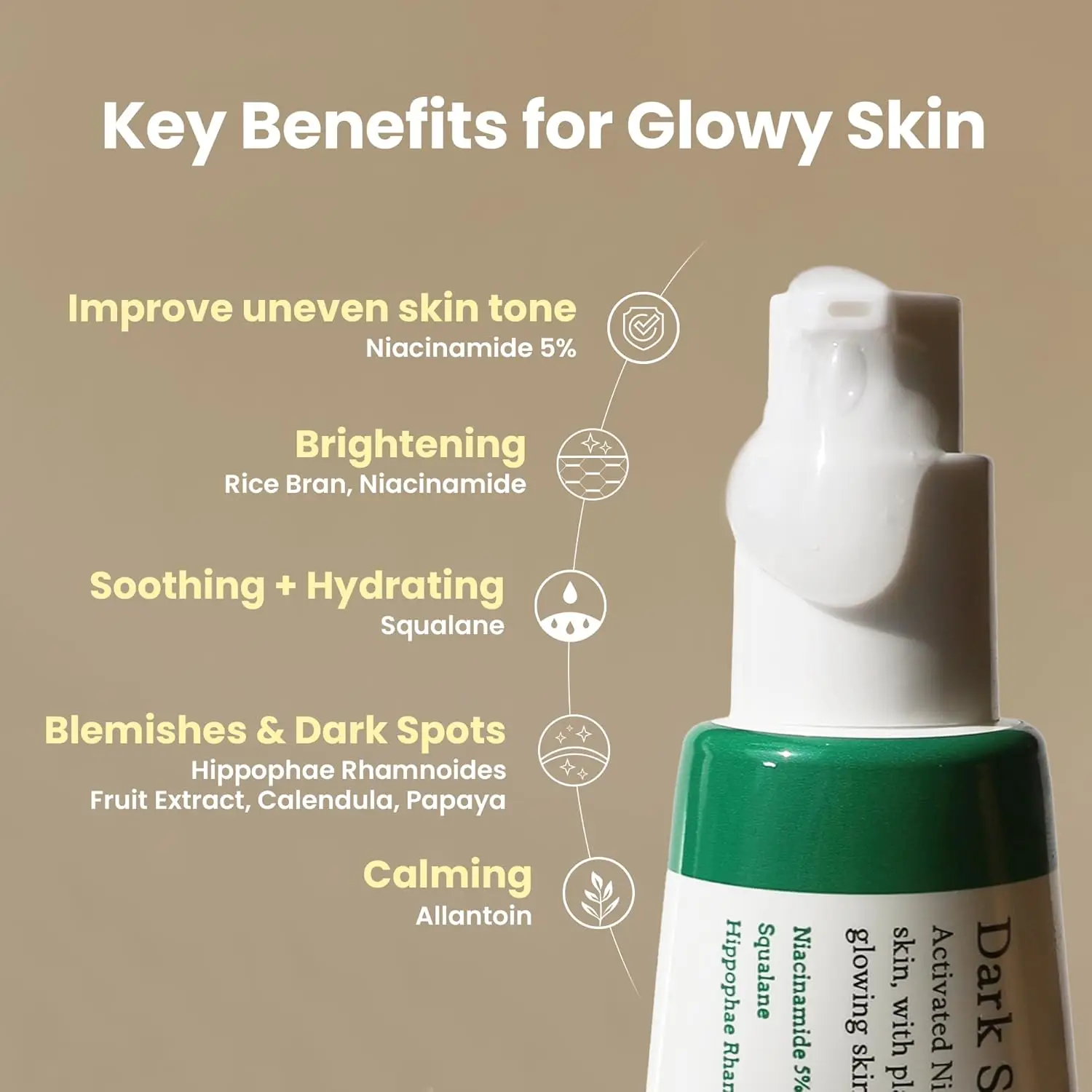 AXIS-Y Dark Spot Repair Brightening Serum 5% Niacinamide Face Dark Spot Remover - Korean Vegan Skincare Niacinamide Serum 6