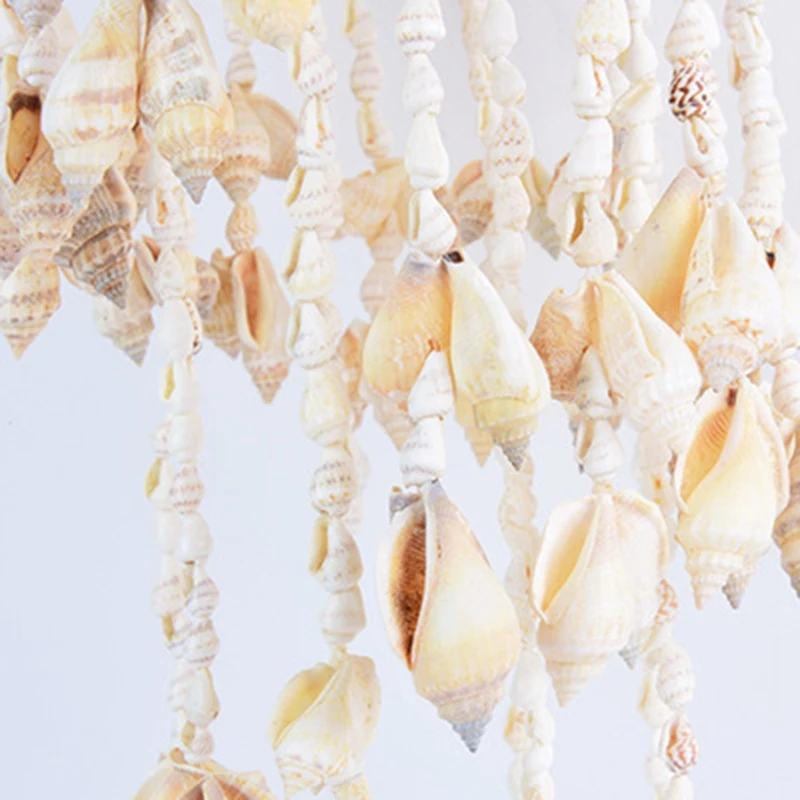 Conch Sea Shell Wind Chime Hanging Ornament Wall Decoration Creative Hanging Pendant Stylish Hanging Ornament Hanging 2