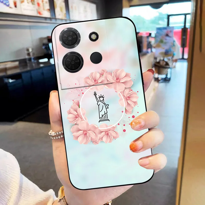 Vibrant Painted TPU Silicone Shockproof Phone Case - Protective Soft Cover