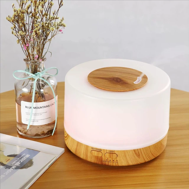 New Air Humidifier Essential Oil Diffuser  500ML 700ML With Lights Remote Control Ultrasound Electric Aromatherapy Diffuser 5
