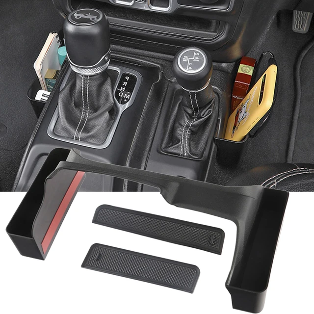 Boîte de rangement,Jimny voiture Console centrale levier de vitesse plateau  organisateur-support de verre - Type AT version Red - Cdiscount Maison